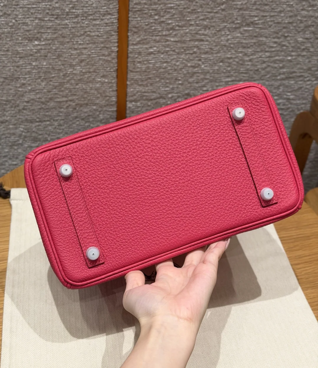 에르메스 버킨 25 토고 가죽 가방 상세 이미지 5