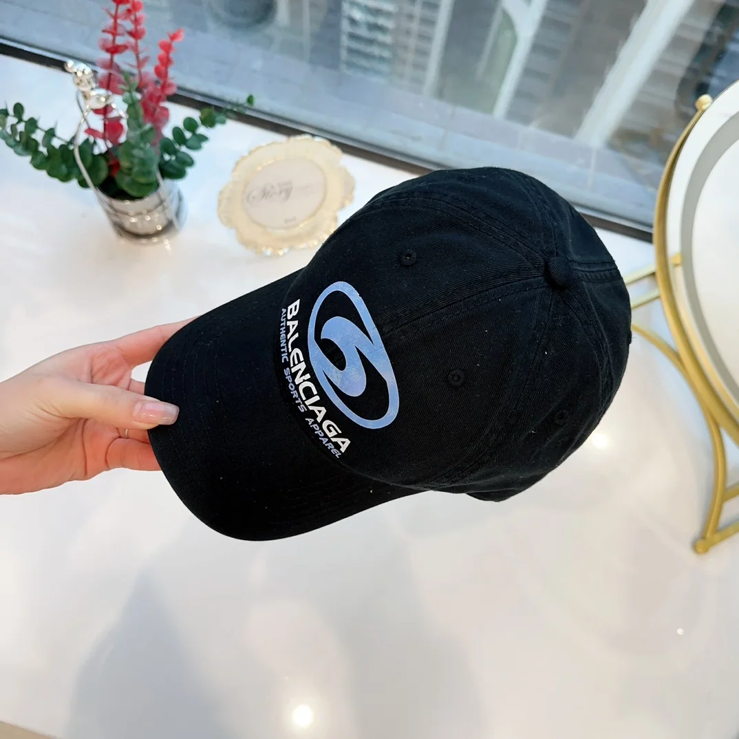 발렌시아가 플라워 프린트 베이스볼 캡 상세 이미지 5