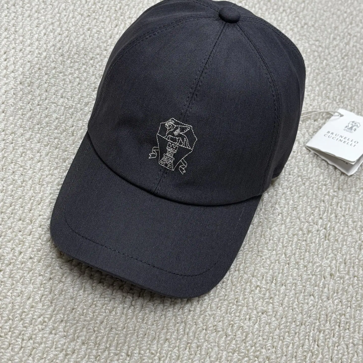 브루넬로쿠치넬리 가죽 베이스볼 캡 상세 이미지 2