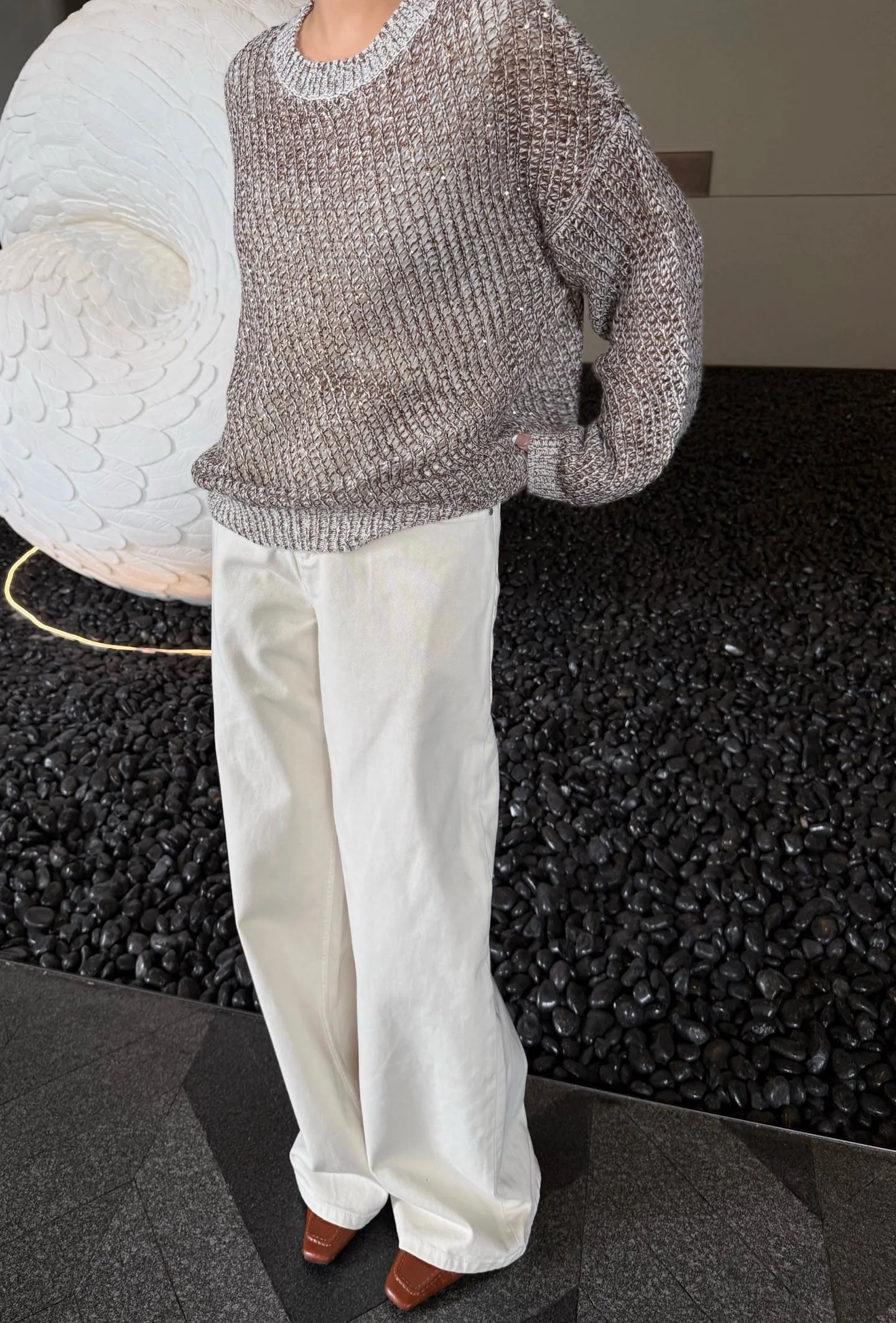 브루넬로쿠치넬리 여성 바지 149383 Brunello Cucinelli Pants 상세 이미지 4