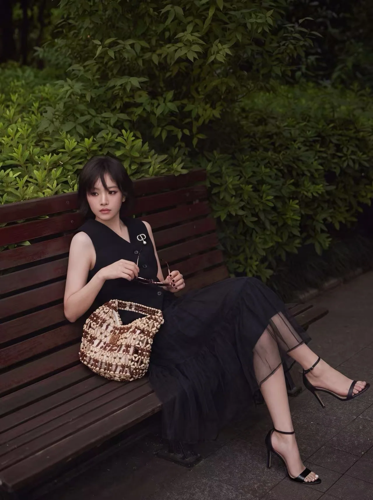 디올 여성 린넨 베스트 세트 상세 이미지 2