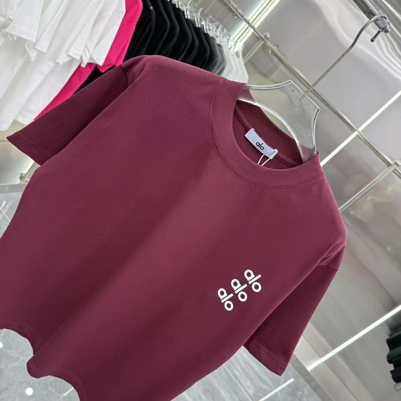 알로 남녀공용 루즈핏 반팔 티셔츠 상세 이미지 3