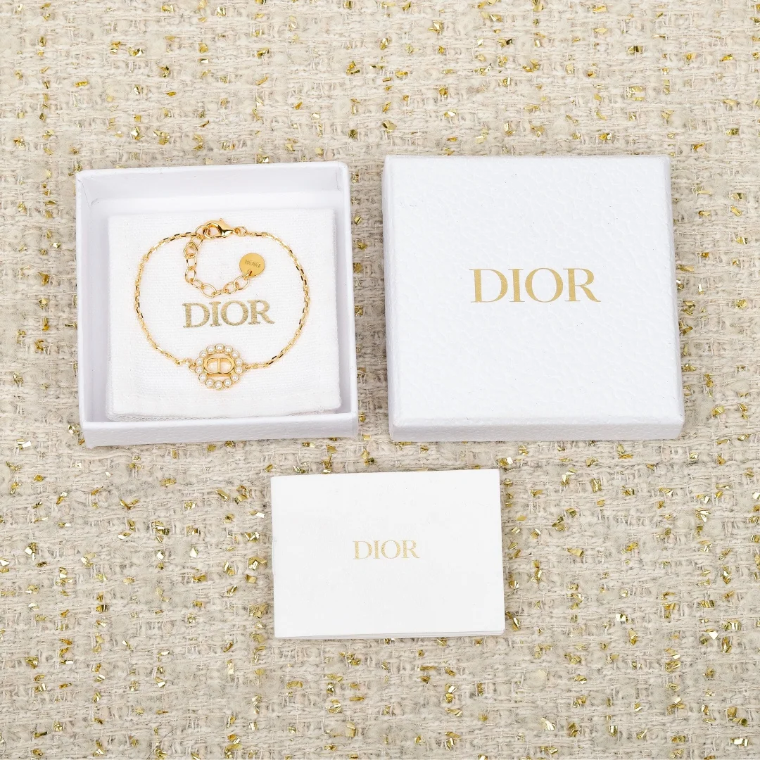 디올 라운드 CD 진주 팔찌 상세 이미지 1