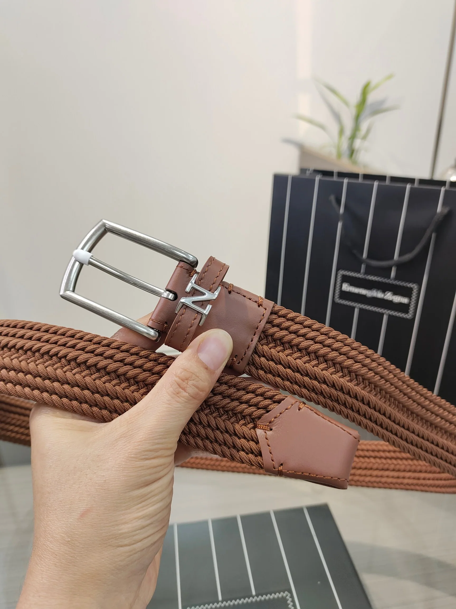 제냐 벨트 59257 Zegna Belt 상세 이미지 3