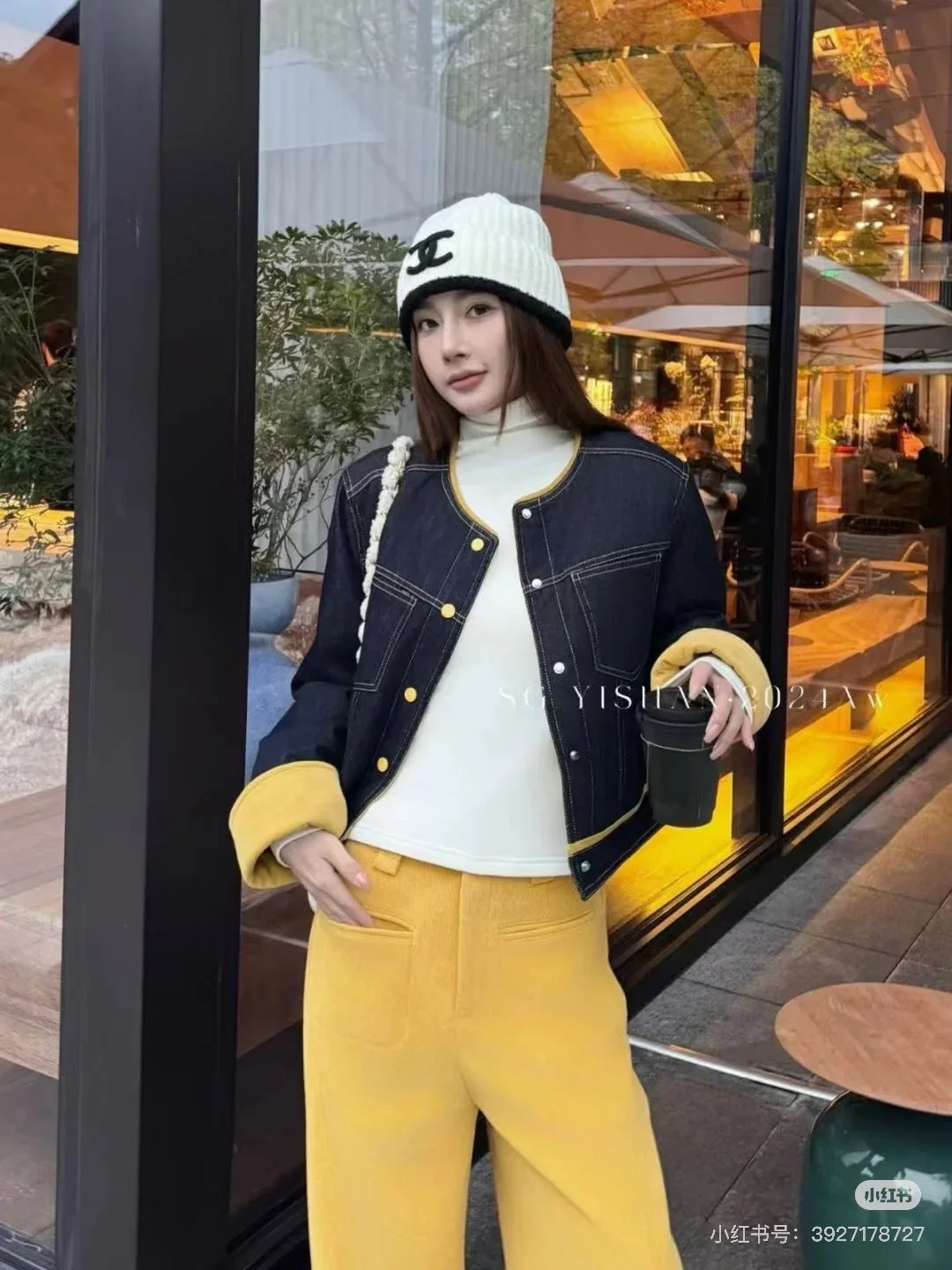 샤넬 니트 비니 모자 상세 이미지 2