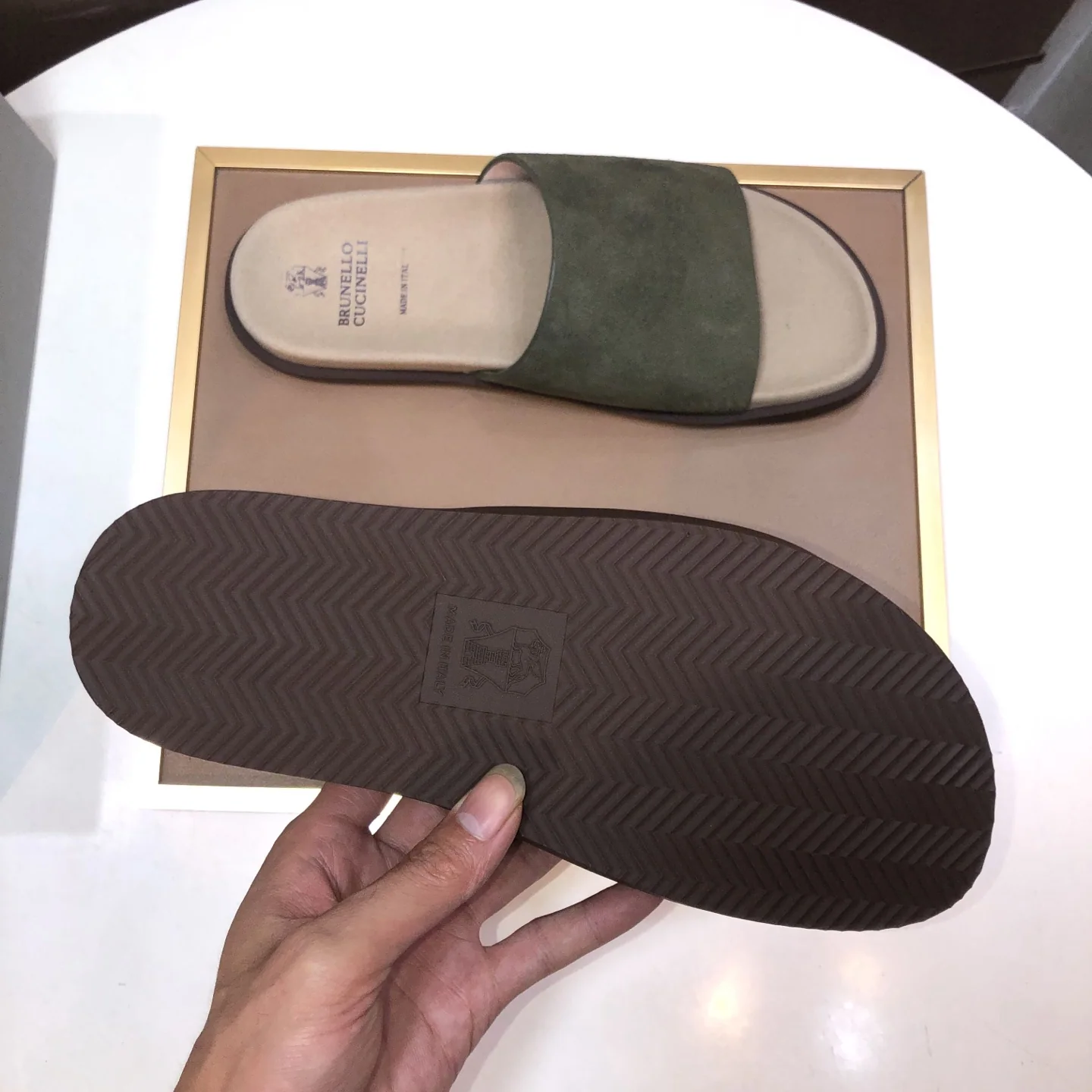 브루넬로쿠치넬리 여름 메시 슬리퍼 상세 이미지 7