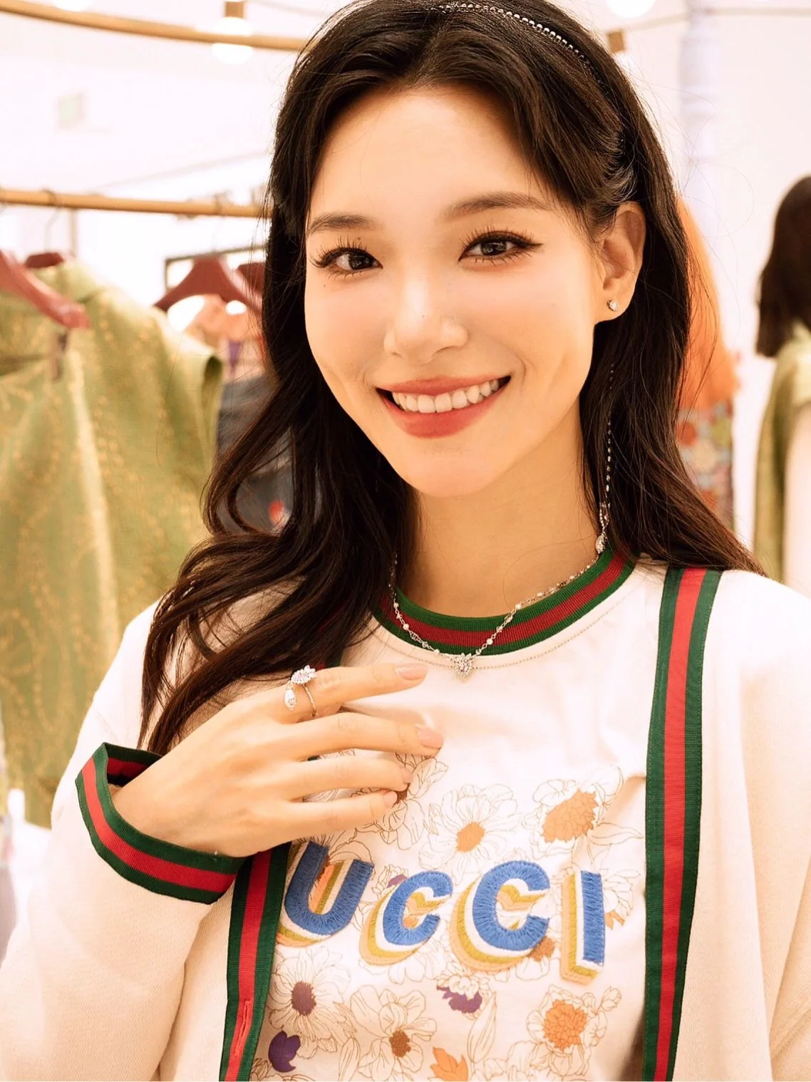 구찌 핑크 로맨틱 목걸이 상세 이미지 8