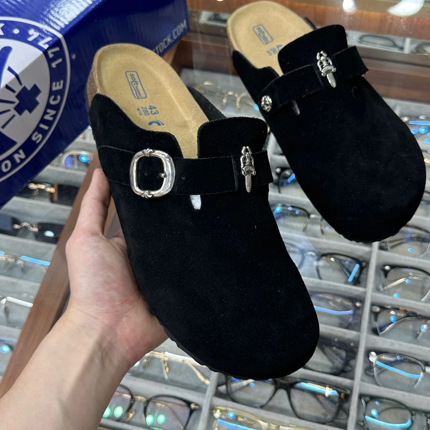 크롬하츠 블랙 남성 신발 상세 이미지 3