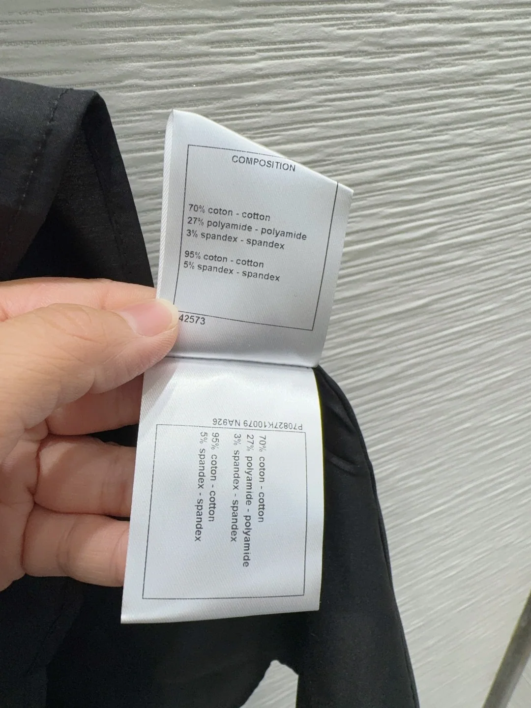 샤넬 여성 블랙 로고 폴로 카라 원피스 6627 상세 이미지 9