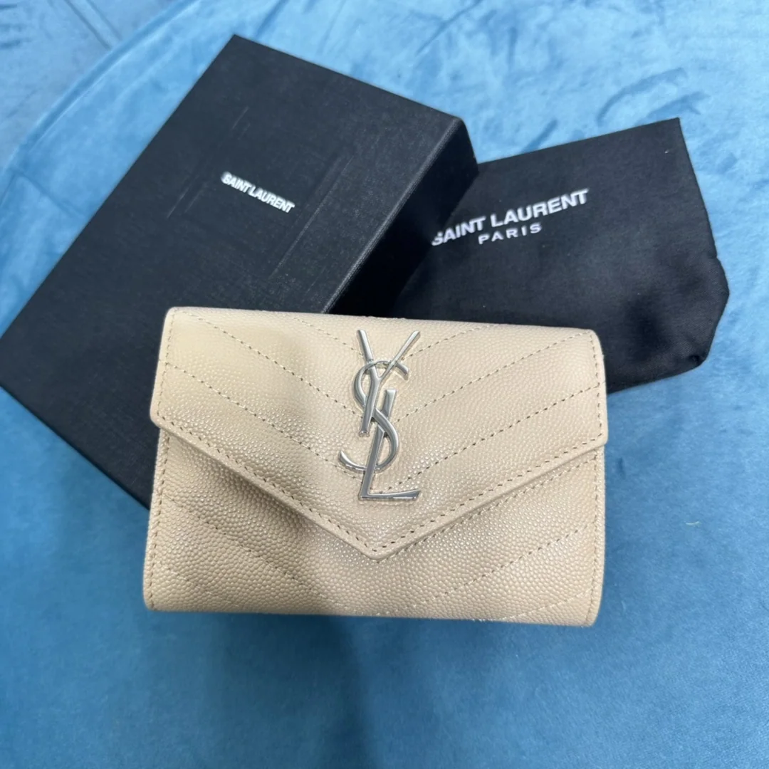 생로랑 캐비어 가죽 YSL 로고 지갑 상세 이미지 9