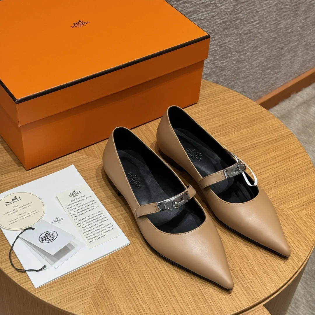 에르메스 켈리 발레 플랫 신발 8533 상세 이미지 1