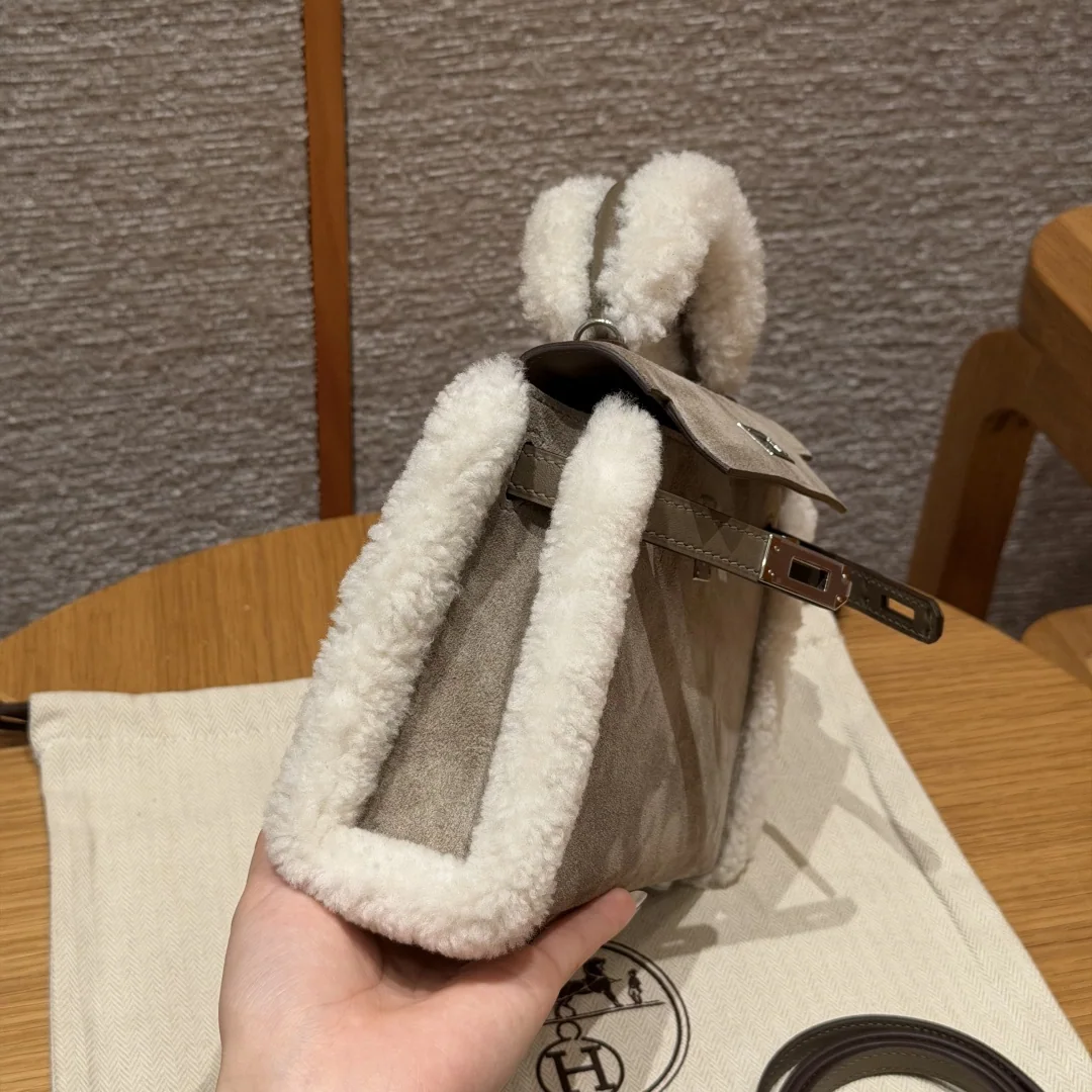 에르메스 켈리 페블그레이 가방 상세 이미지 4