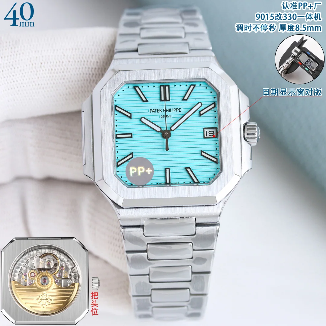 파텍필립 프리미엄 워치 7128 R 자동 화이트 다이얼 화이트골드 레플리카 44165 Patek Philippe 상세 이미지 1