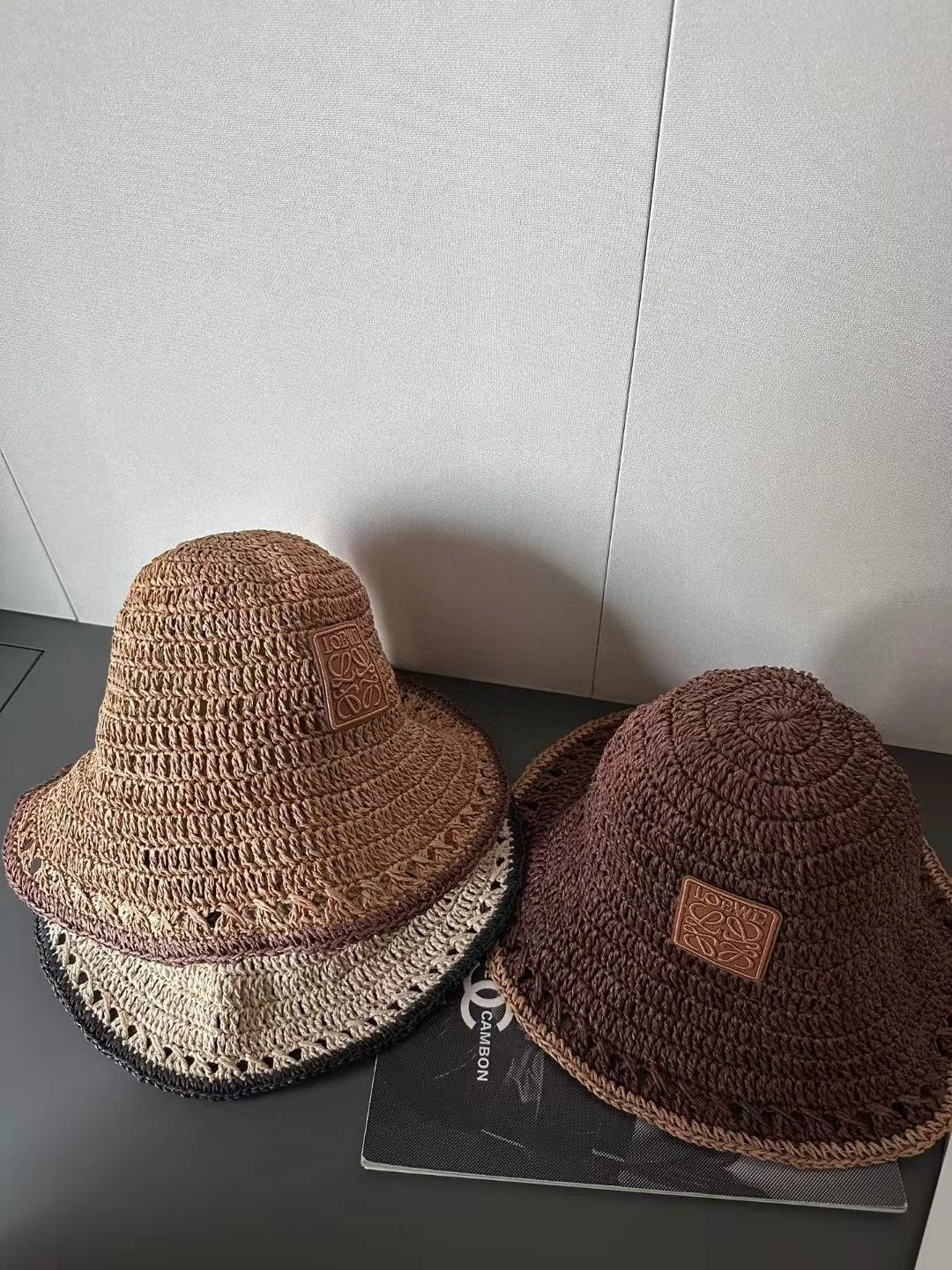 로에베 밀짚 소재 피셔맨 햇 모자 상세 이미지 6