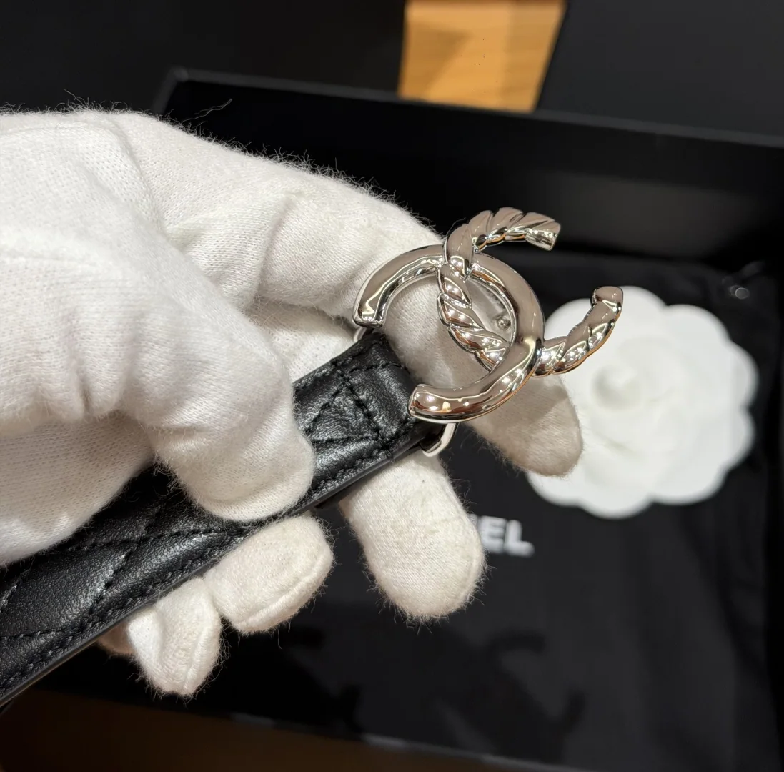 샤넬 퀼팅 램스킨 벨트 20mm 상세 이미지 8