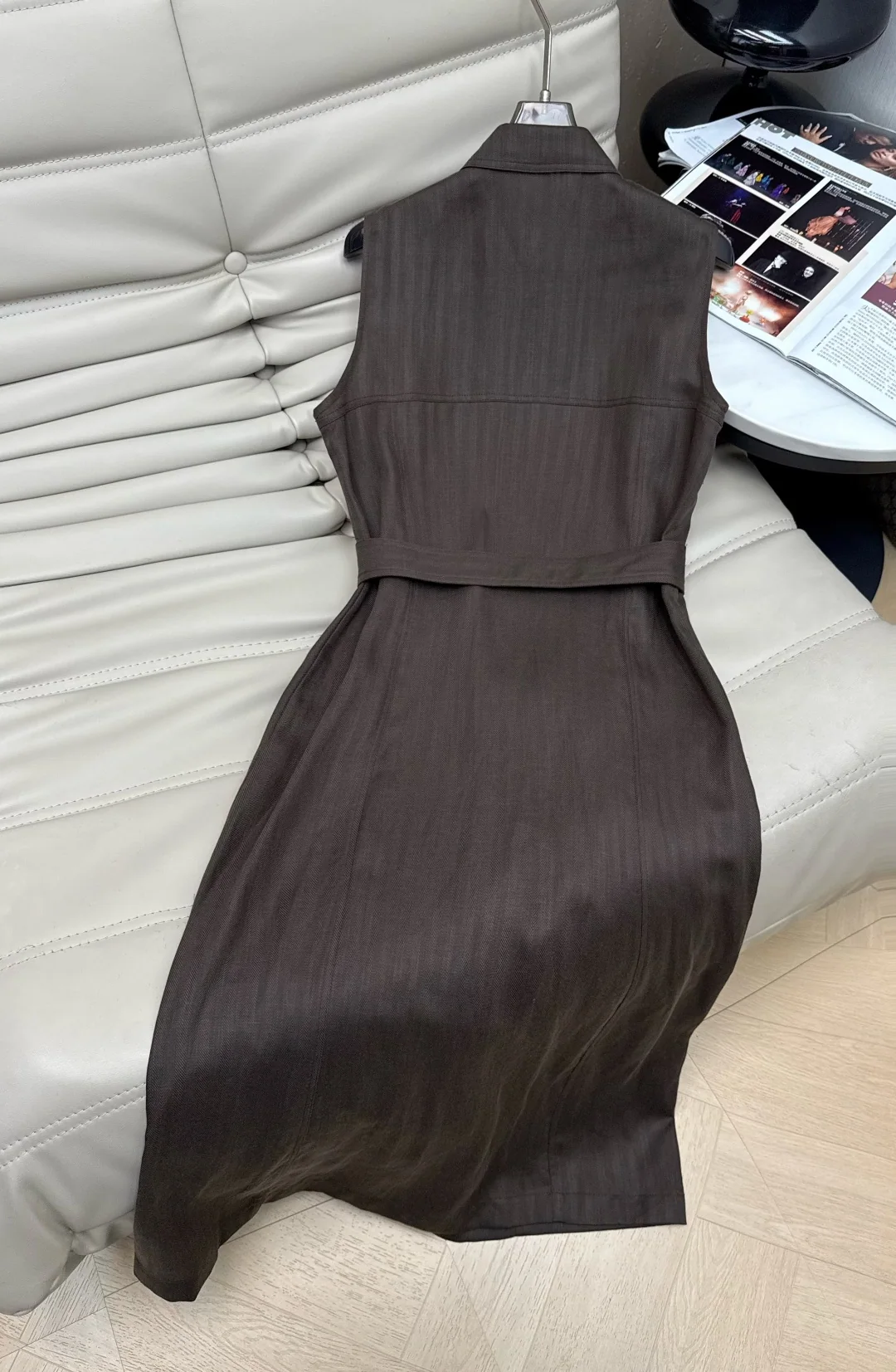 브루넬로쿠치넬리 린넨 벨트 원피스 상세 이미지 7