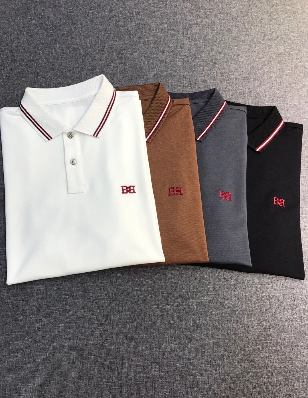 발리 메시 피케 카라 반팔 셔츠 남성용 26 SS