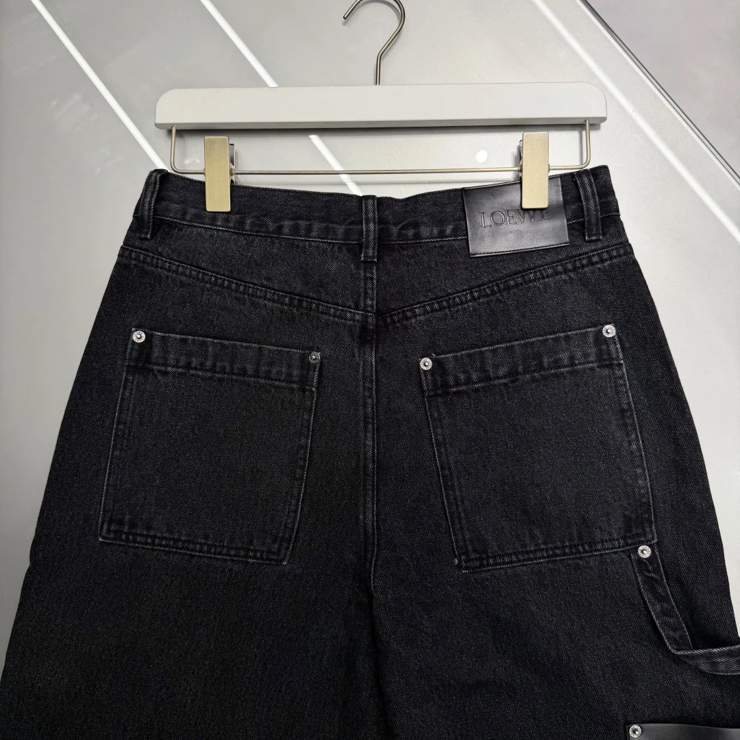 로에베 워시드 데님 레귤러핏 남성 바지 상세 이미지 6