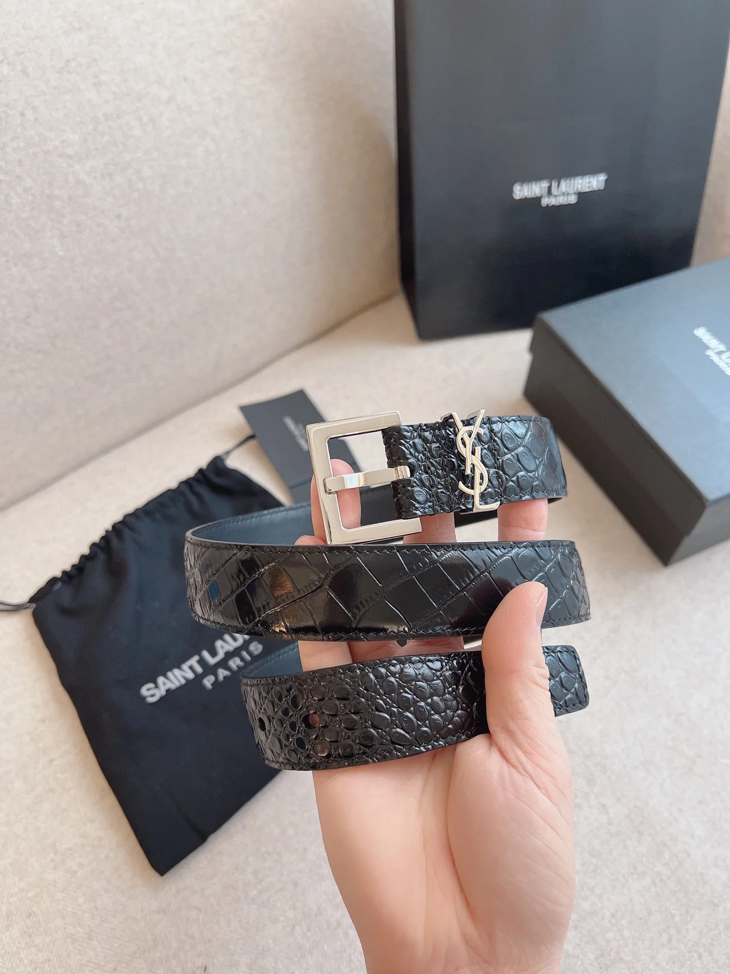 생로랑 벨트 58338 Saint Laurent Belt 상세 이미지 1