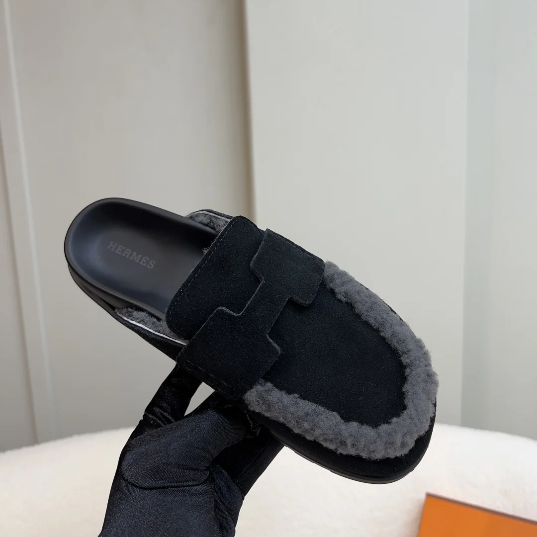 에르메스 보켄 테디 퍼 슈즈 신발 상세 이미지 9