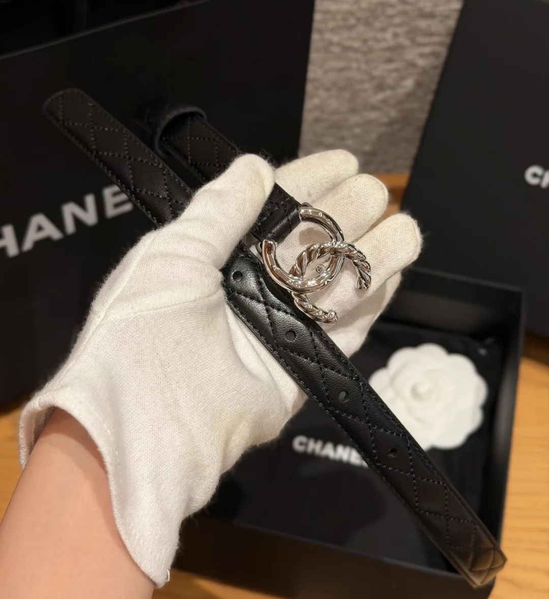 샤넬 퀼팅 램스킨 벨트 20mm 상세 이미지 6