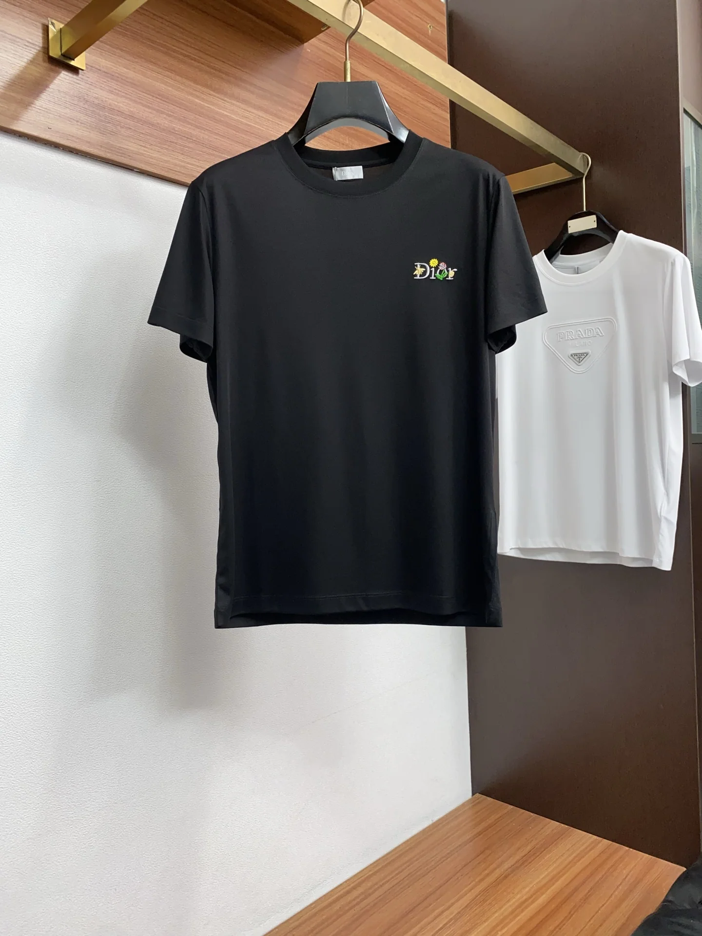 디올 로고 코튼 남성 반팔 티셔츠 148704