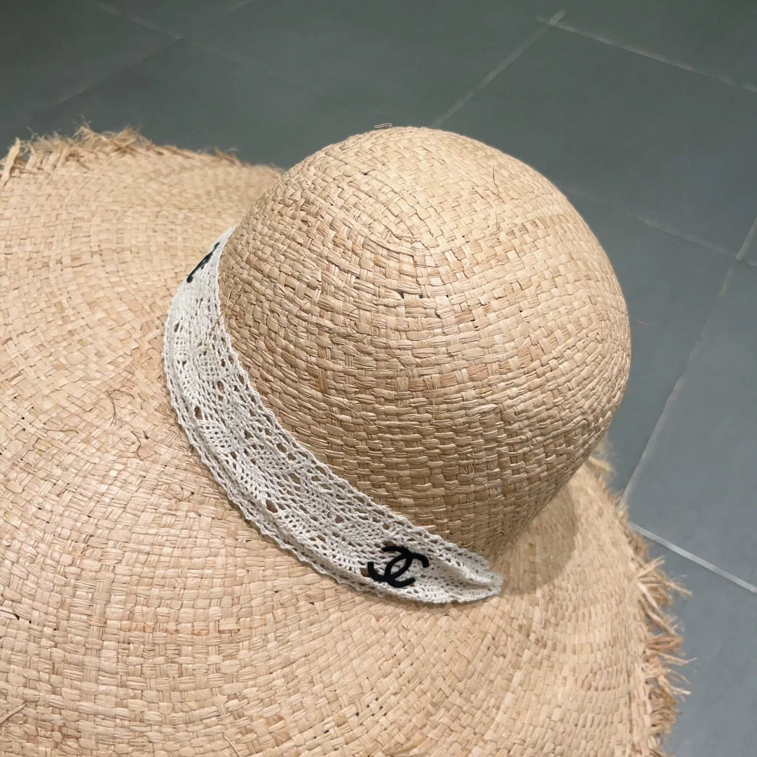 샤넬 라피아 밀짚 접이식 모자 상세 이미지 8