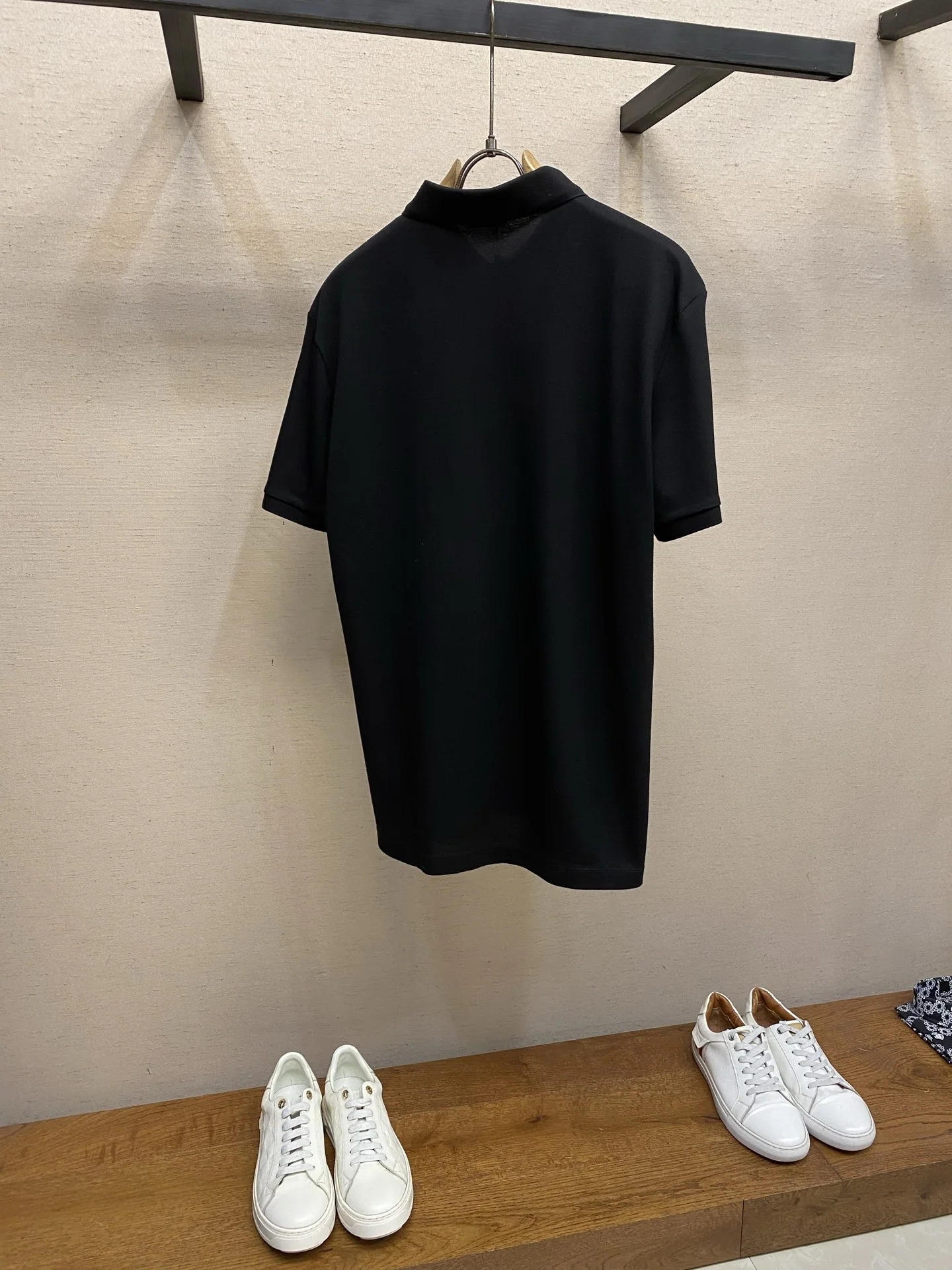 디올 꿀벌 자수 코튼 반팔 폴로셔츠 상세 이미지 2