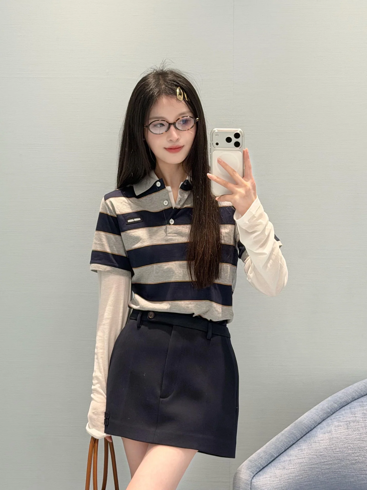 미우미우 여성 반팔 26SS 상세 이미지 2