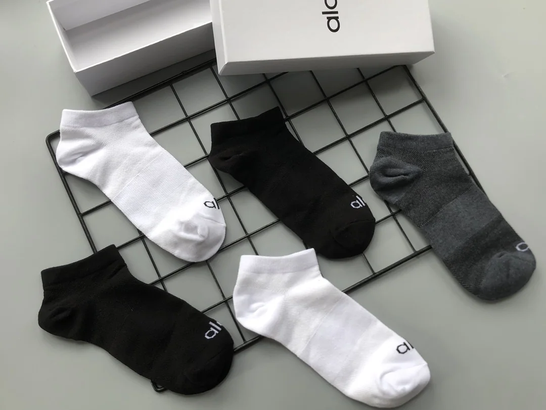 알로 코튼 냄새 방지 스포츠 양말 5 족 세트 상세 이미지 6