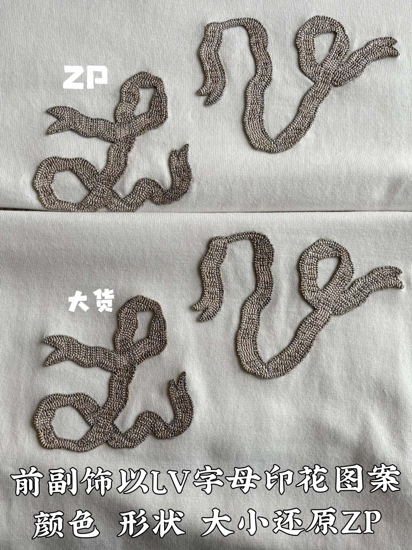 루이비통 면 여성 반팔 티셔츠 상세 이미지 6