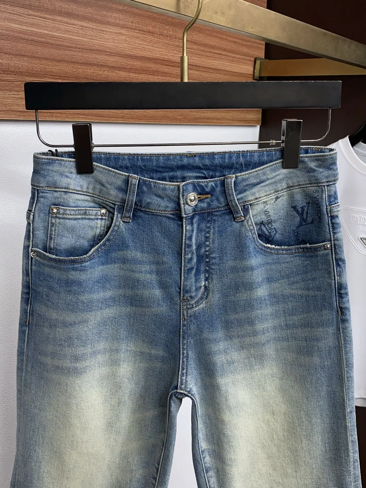 루이비통 데님 반바지 상세 이미지 2