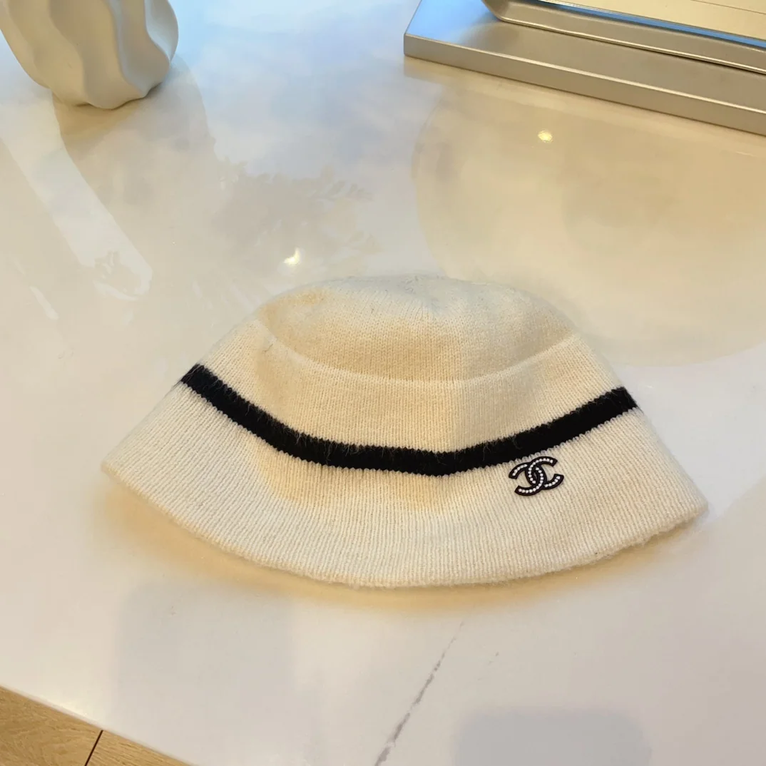 샤넬 진주 더블 브림 버킷햇 상세 이미지 7