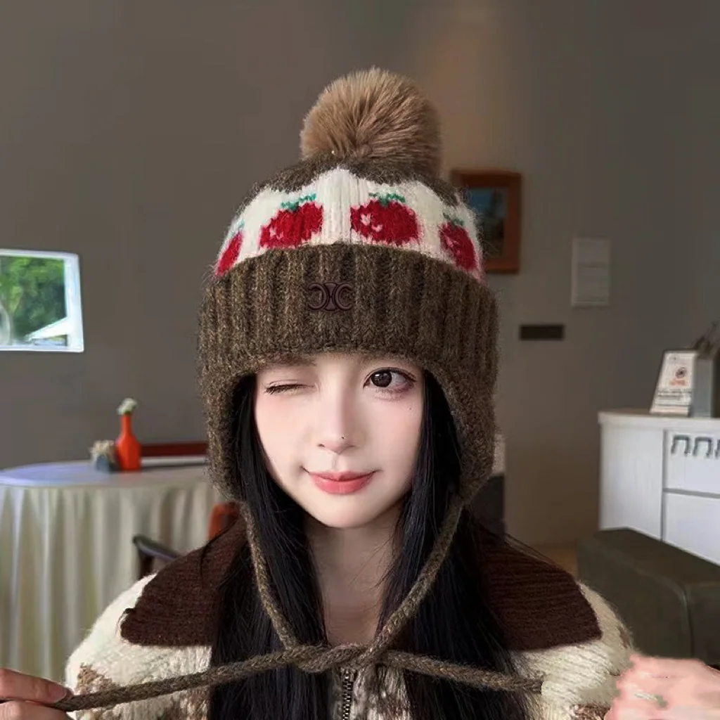 셀린느 귀 덮개 스키 모자 상세 이미지 2