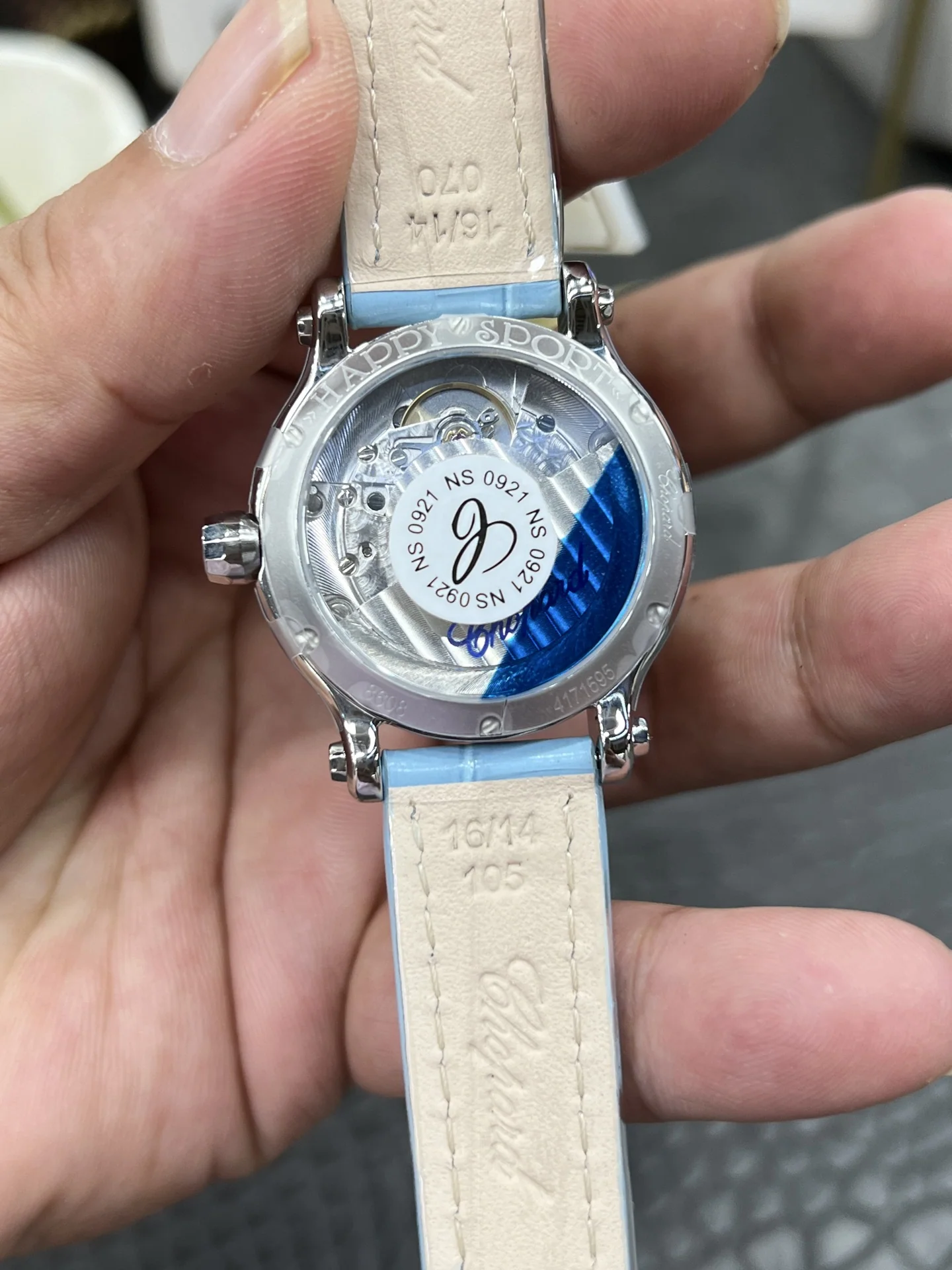 쇼파드 해피 다이아몬드 YF 공장 시걸 2892 오토매틱 여성 시계 레플리카 45065 Chopard 상세 이미지 7
