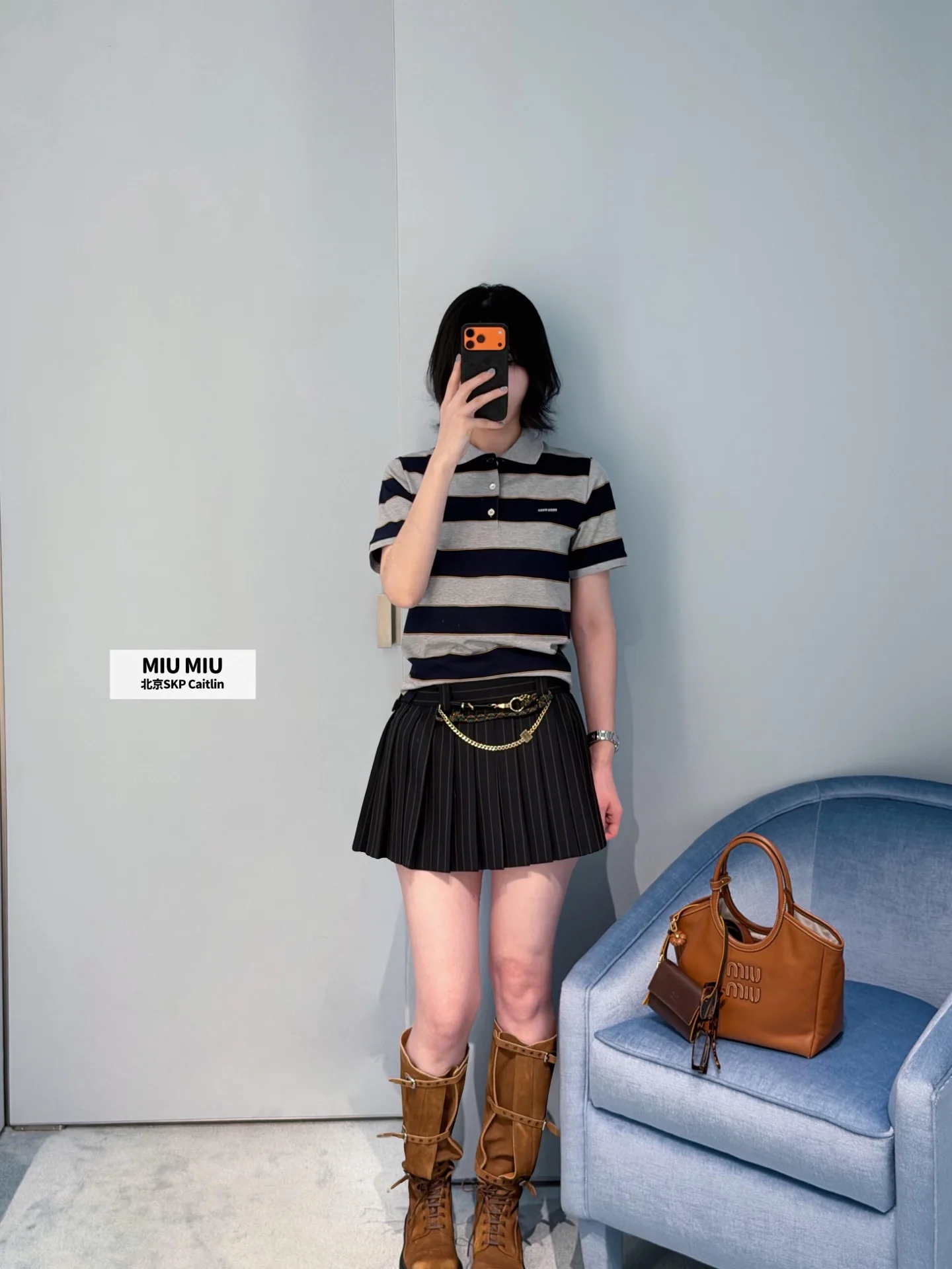 미우미우 여성 반팔 26SS 상세 이미지 8