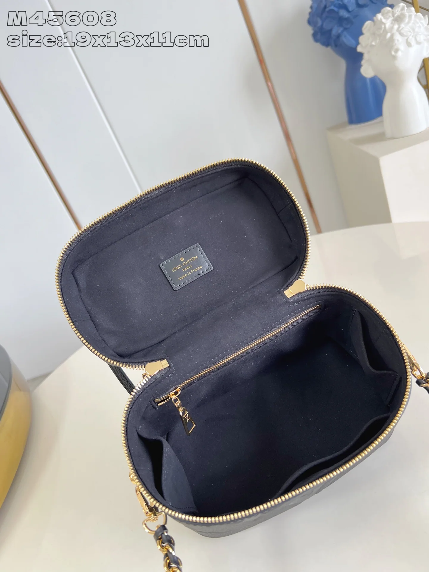 루이비통 베니티 스몰 블랙 핸드백 M45608 상세 이미지 7
