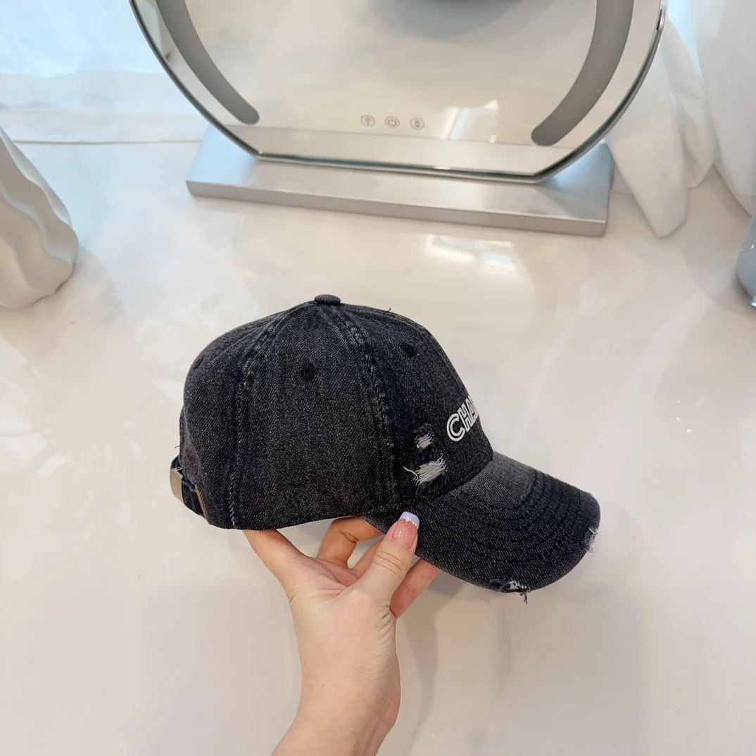 샤넬 데님 베이스볼 모자 상세 이미지 4