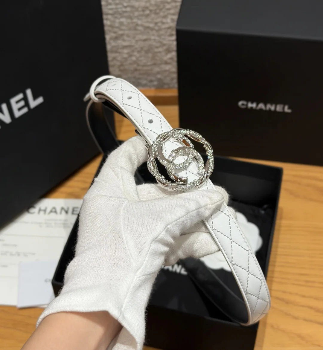 샤넬 퀼팅 램스킨 20mm 벨트 상세 이미지 9