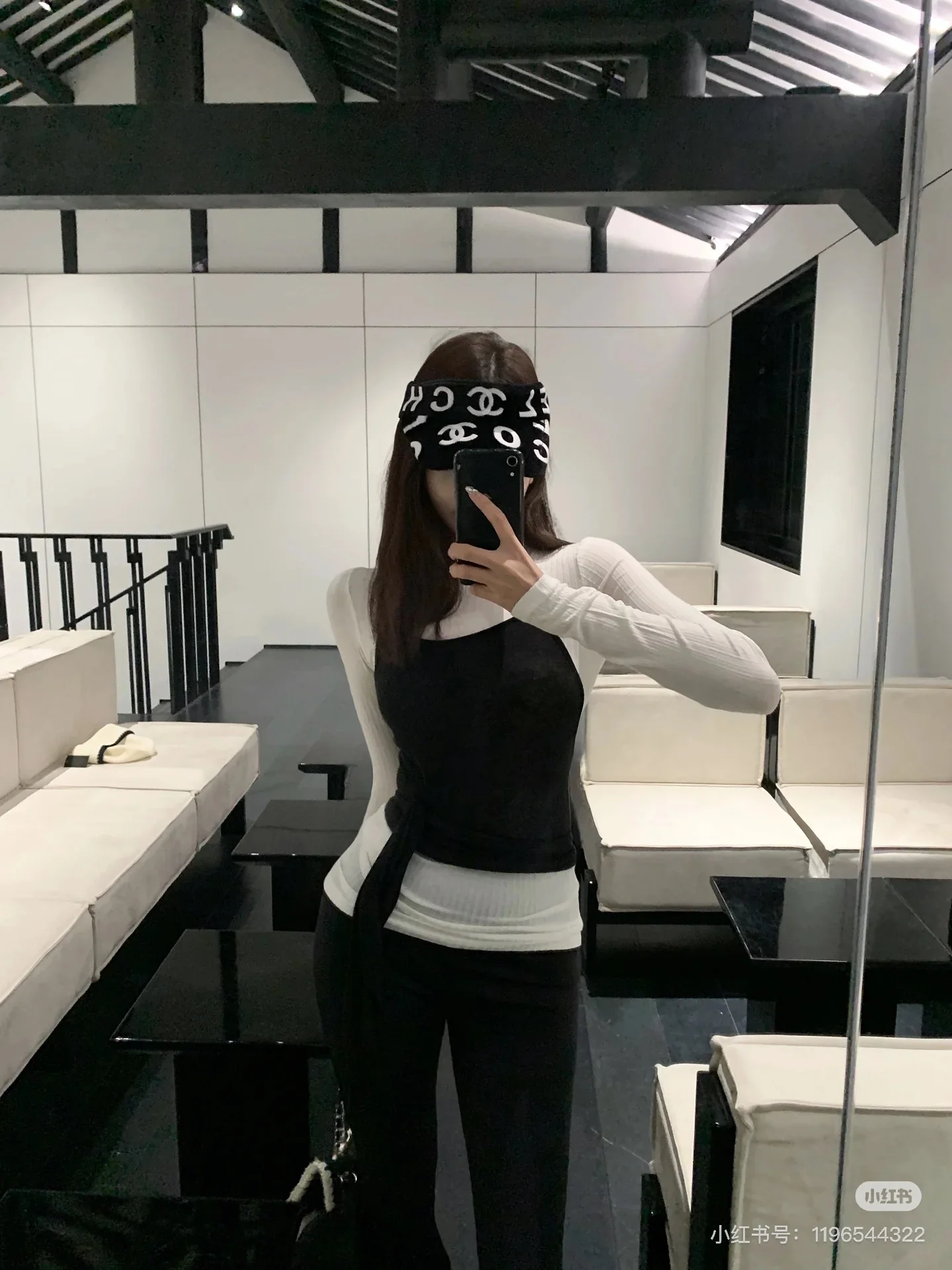 샤넬 바이저 모자 상세 이미지 1