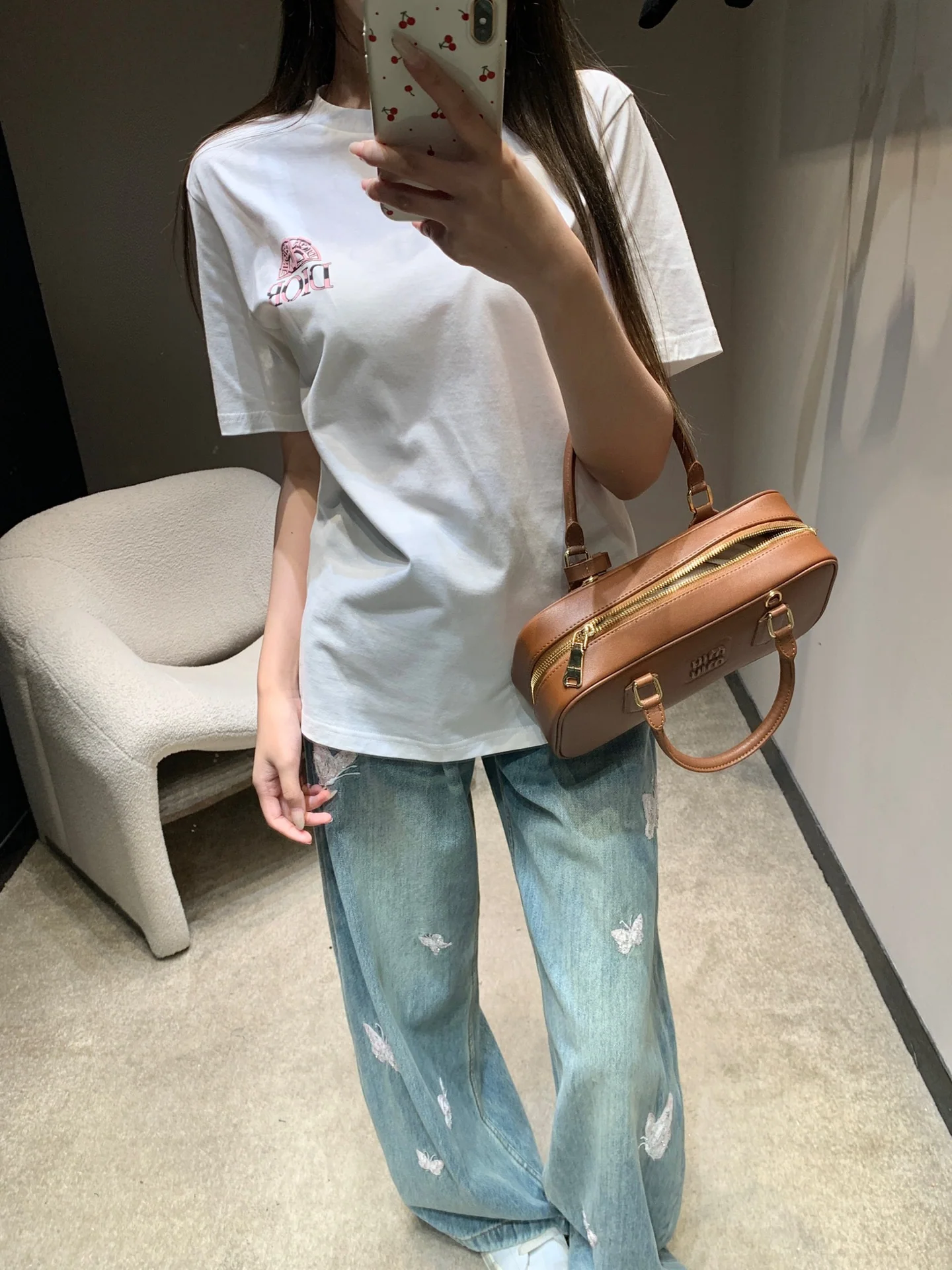 디올 레터 프린트 반팔 티셔츠 26 SS 상세 이미지 2
