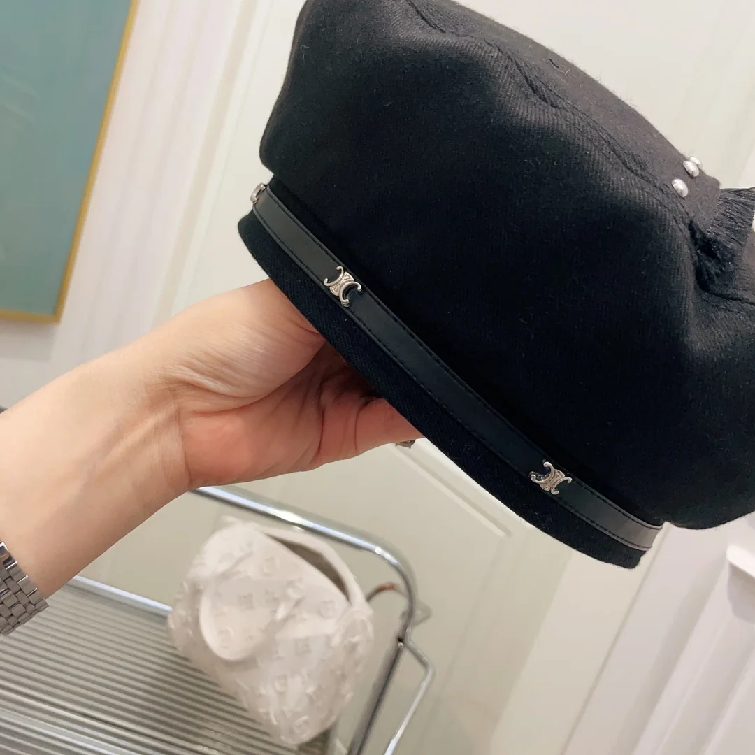 셀린느 울 베레모 모자 상세 이미지 8