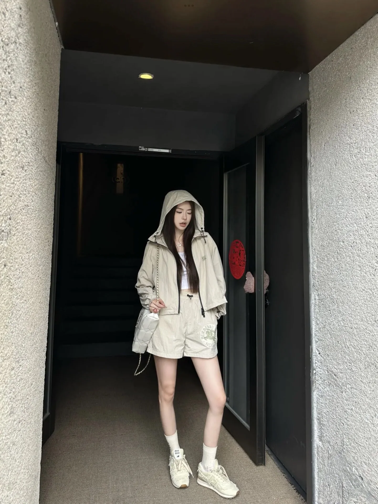 버버리 여성 후드 자켓 세트 상세 이미지 9