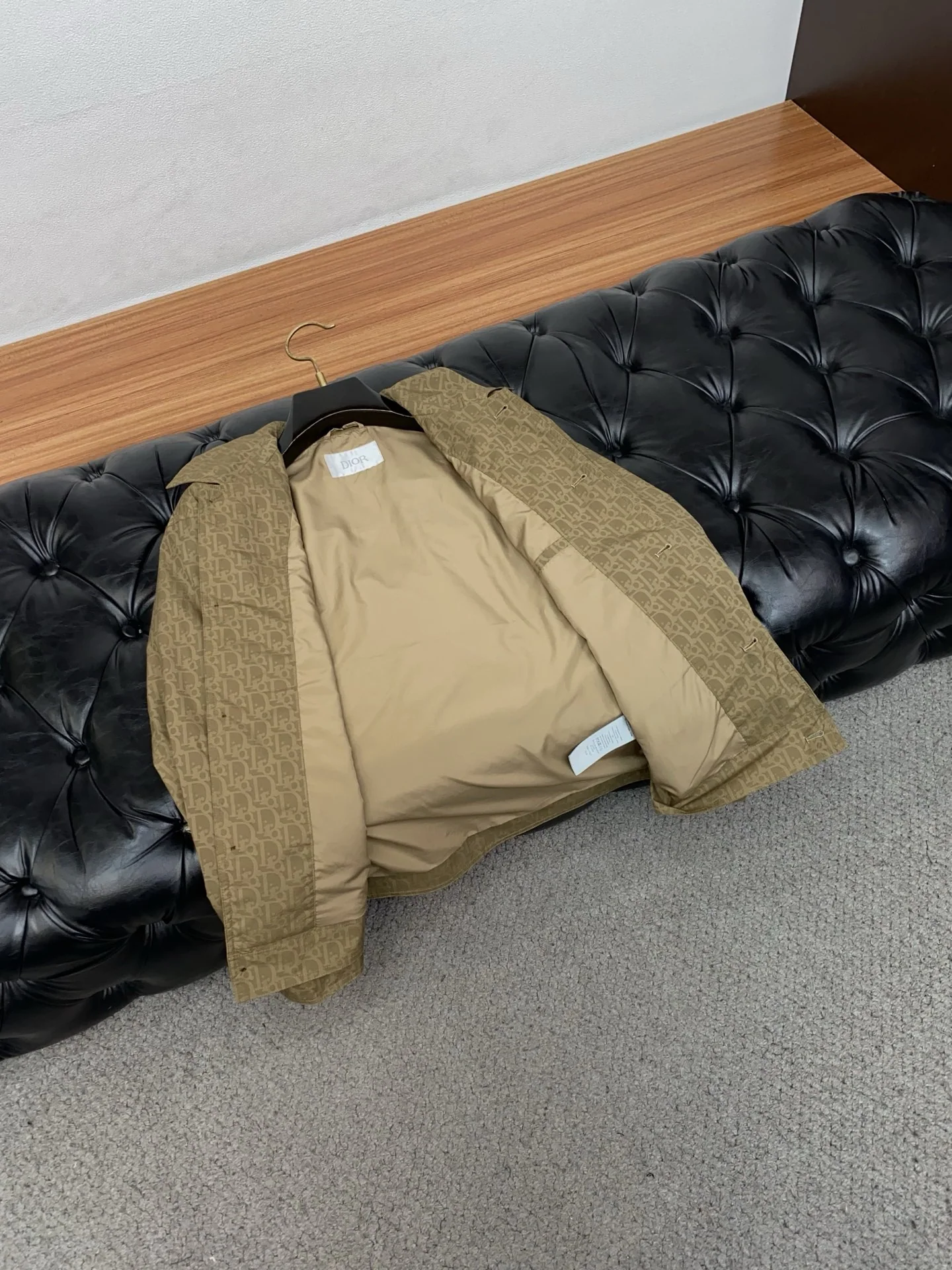 디올 슬림핏 카라 자켓 남성 상세 이미지 7