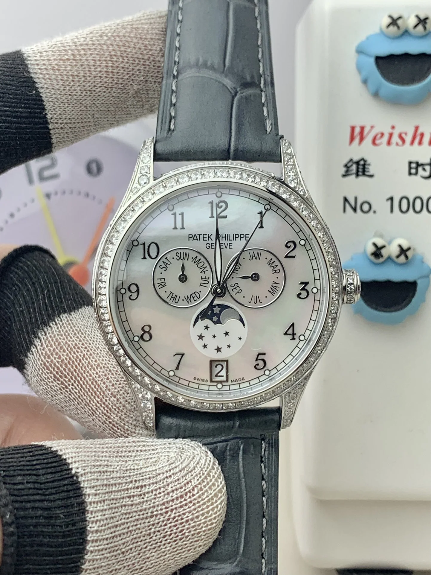 파텍필립 컴플리케이션 애뉴얼 캘린더 자동 시계 38MM4948 G 상세 이미지 1