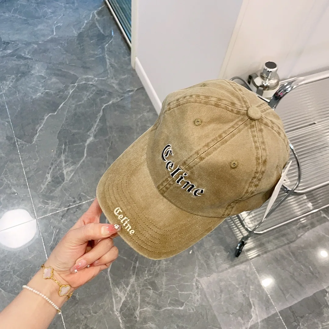 셀린느 워시드 코튼 베이스볼 모자 상세 이미지 4