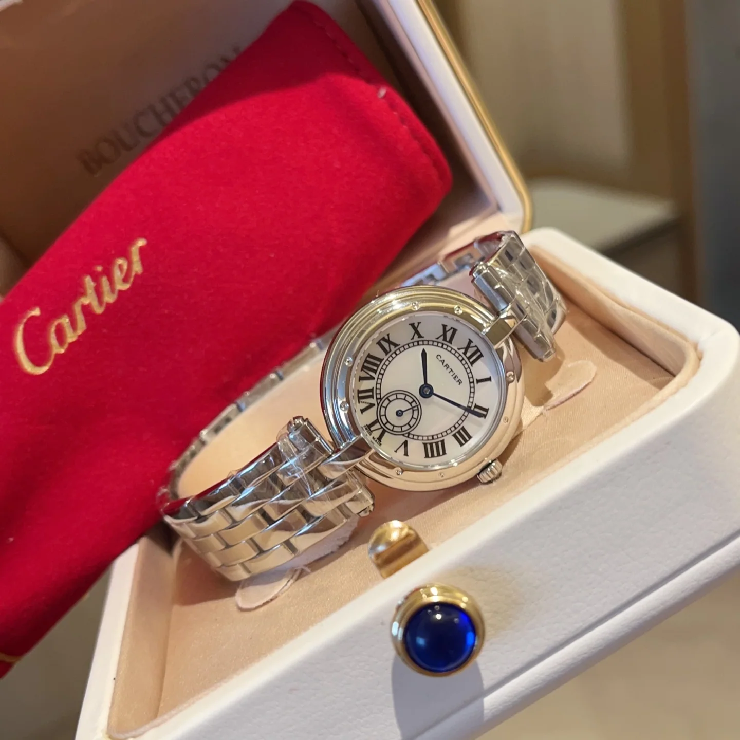 까르띠에 시계 사파이어 글라스 레플리카 42823 Cartier 상세 이미지 2