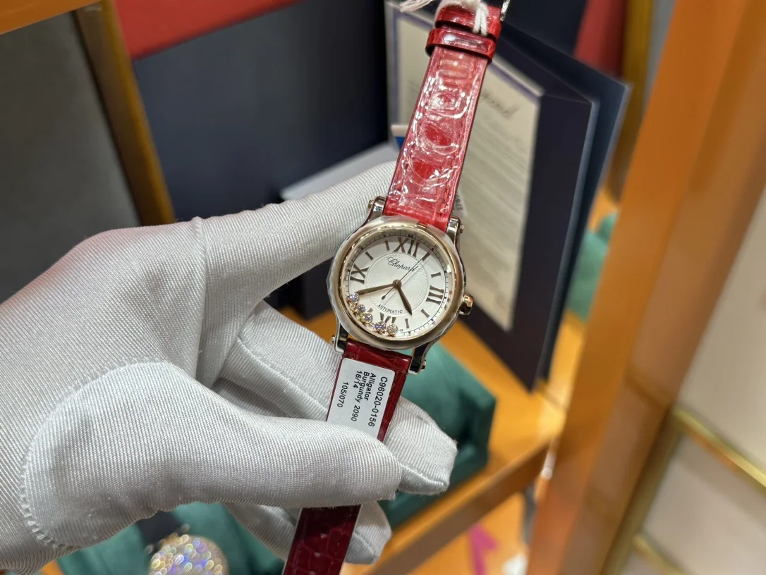 쇼파드 해피 다이아몬드 NR 공장 5 다이아 여성 시계 레플리카 45048 Chopard 상세 이미지 4