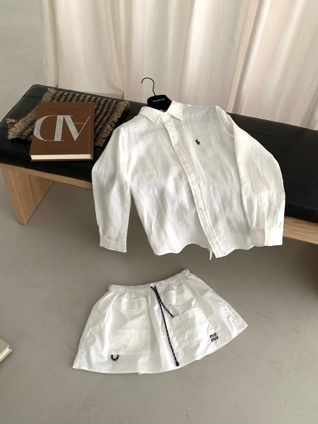폴로 린넨 버튼다운 여성 셔츠 26 SS 상세 이미지 2