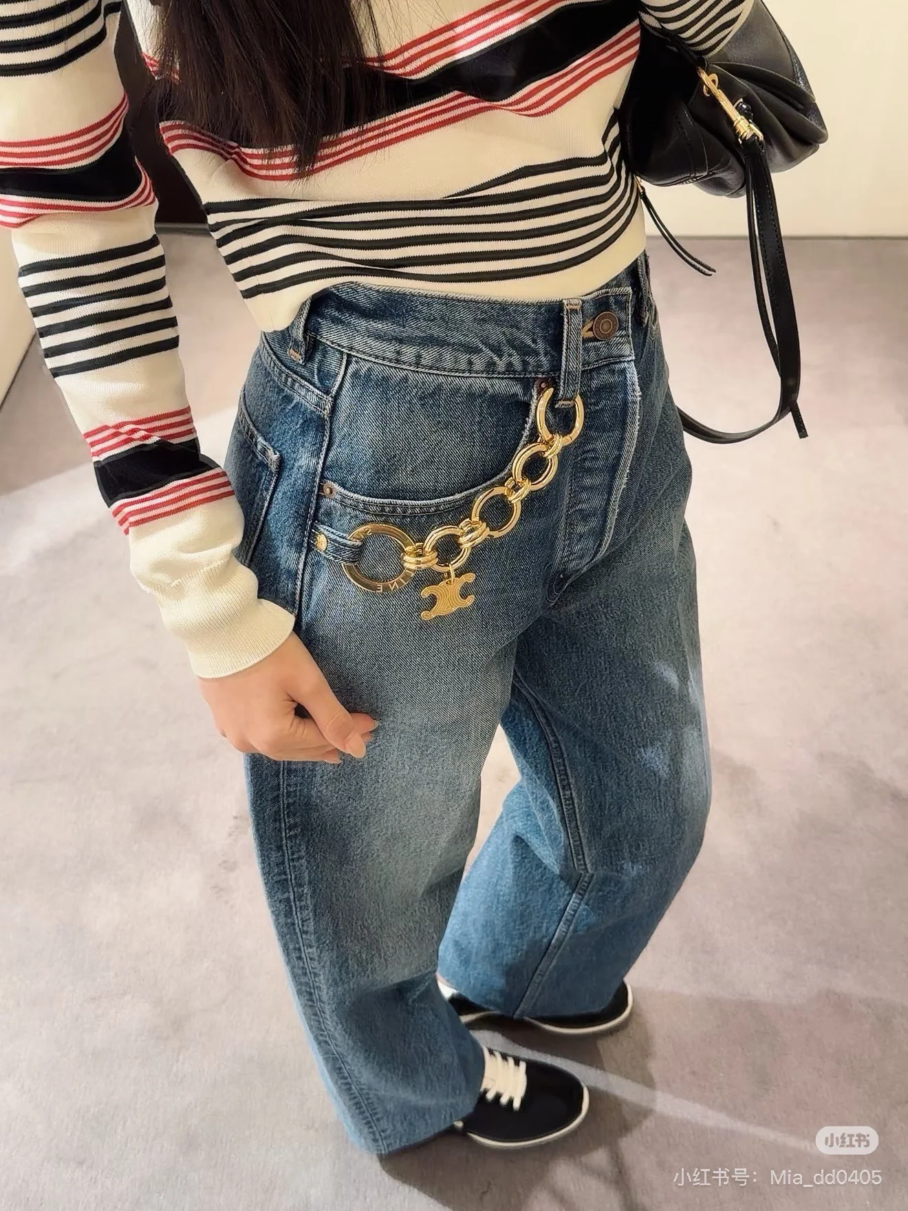 셀린느 맞춤 워시 가공 청바지 상세 이미지 8